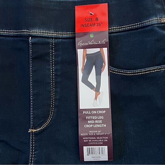 GLORIA VANDERBILT Ankle / Crop Pull Up Pants - Picture 5 of 6